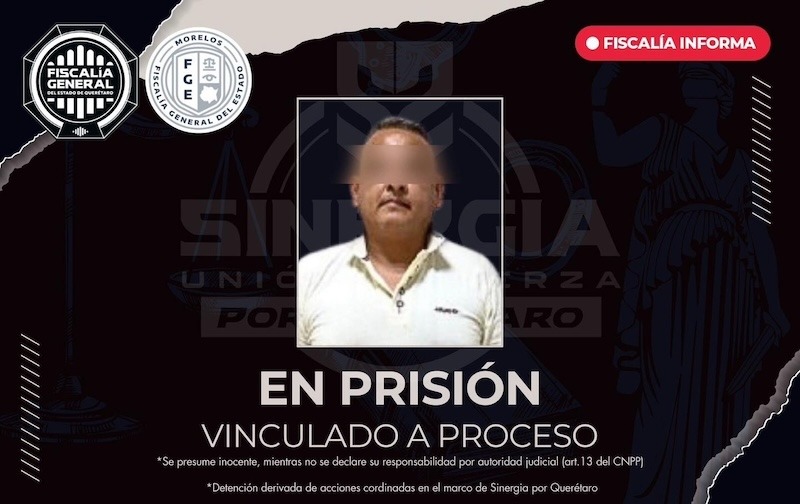 Detienen en Morelos a presunto responsable de robo millonario a banco en Querétaro