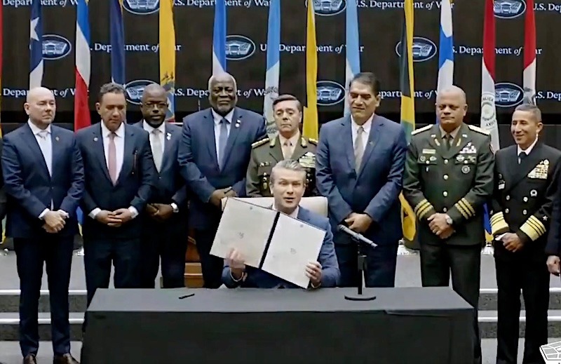 EE.UU. está listo para combatir a los cárteles incluso de forma unilateral; asegura el Secretario de Guerra, Pete Hegseth