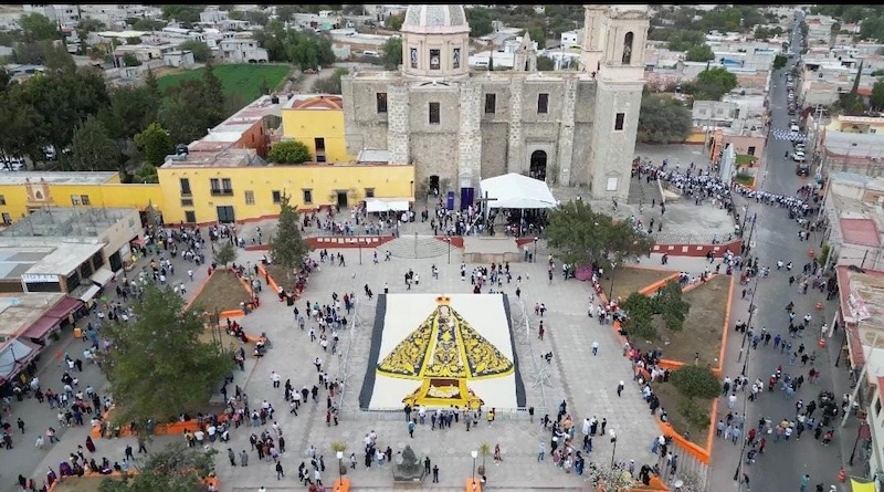 Exhibirán mosaico monumental de la Virgen de los Dolores durante la Fiesta Grande de Soriano 2026