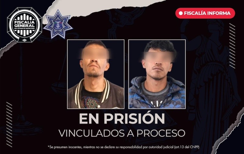 Por robo a tienda de conveniencia en Tequisquiapan, dos sujetos están en prisión