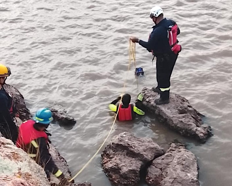 Recuperan cuerpo sin vida en la presa de Mompaní