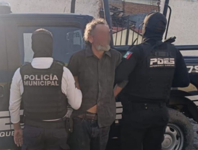 Tras apuntar con arma a una mujer en Santa Rosa Jáuregui, sujeto es detenido por la POES