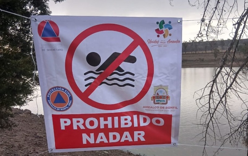Alertan sobre riesgo mortal en bordos y presas de Amealco