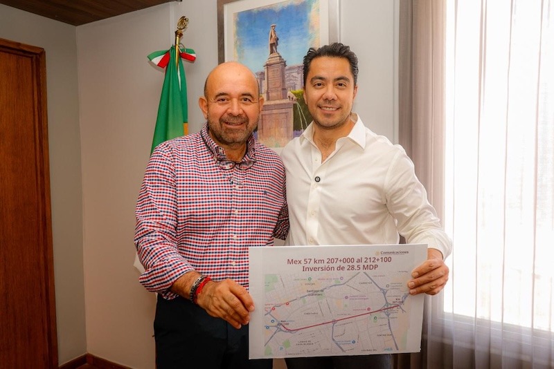 Anuncian construcción de rampa de frenado en la México-Querétaro; obra iniciará en dos semanas