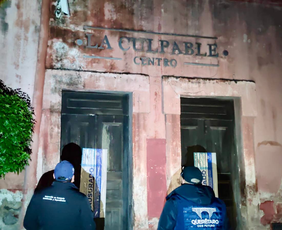 Clausuran antro en el Centro Histórico de Querétaro mediante app “Cierre Digital”
