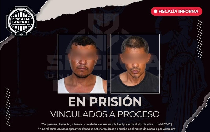 En prisión, dos sujetos acusados de privar de la libertad a taxista en Jalpan