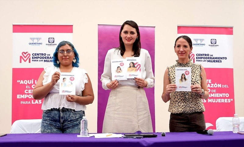 Municipio de Querétaro refuerza apoyo a mujeres para erradicar la violencia y fortalecer su economía
