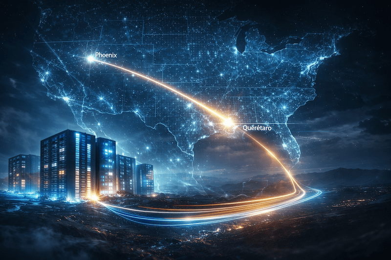 Querétaro se consolida como hub de centros de datos con proyecto millonario de fibra óptica hacia EE.UU