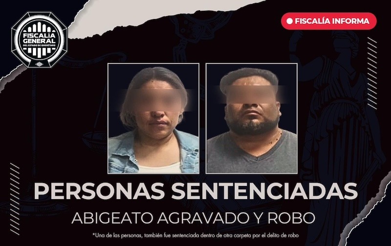 Sentencian a dos personas por robo y abigeato en rancho de Tequisquiapan