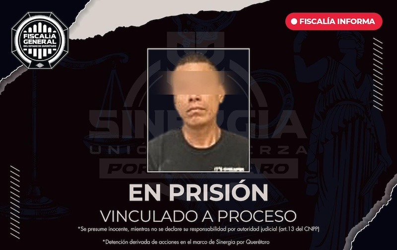 Vinculan a proceso a Román “N” por secuestro agravado en Querétaro