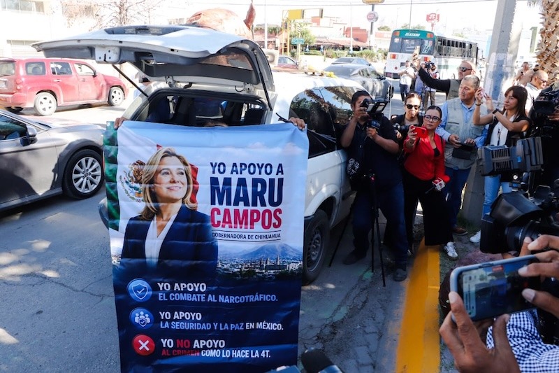 Buscan Legisladores de Morena quitar fuero a Maru Campos tras operativo contra narcolaboratorio en Chihuahua