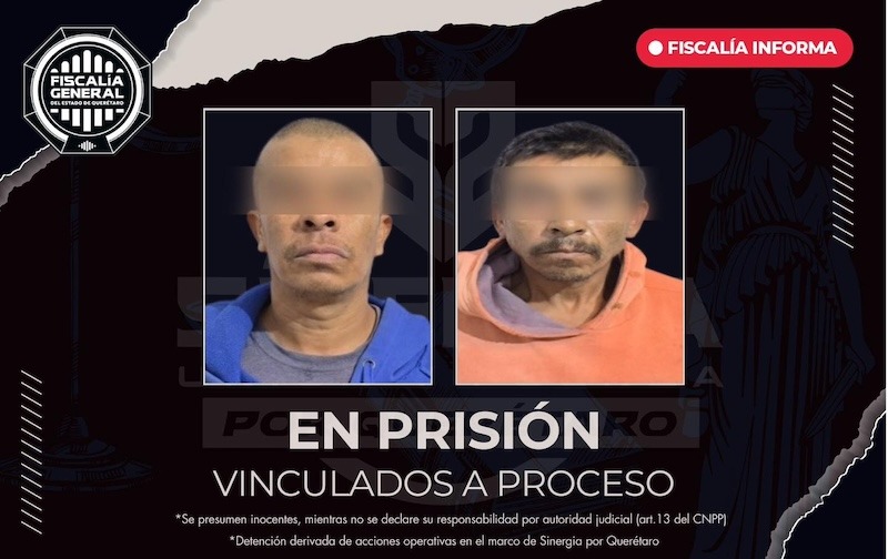 En prisión sujetos acusados de atacar con machetes a personas en Corregidora