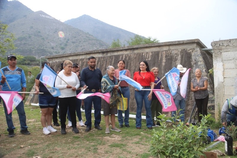 Inicia Ana Karen Jiménez rehabilitación de tanques de agua potable en Camargo, Peñamiller