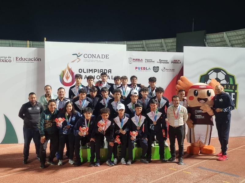Querétaro gana histórica medalla de bronce en fútbol Sub 15 en la Olimpiada Nacional 2026