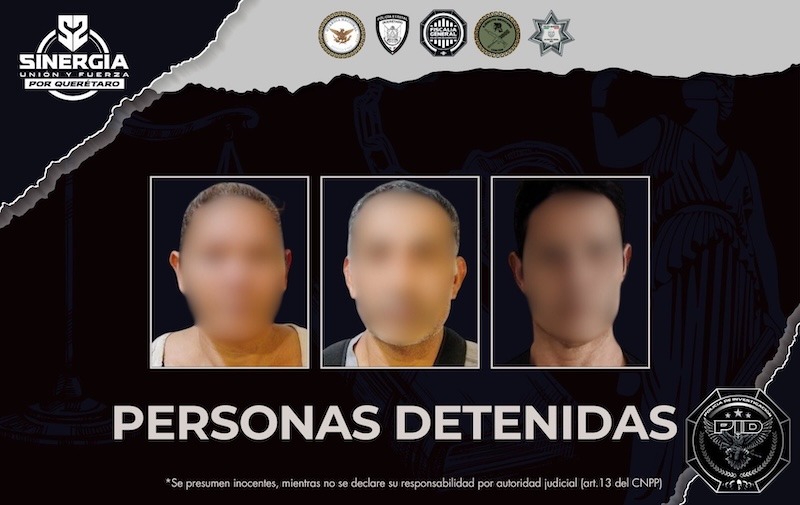 En la Sierra Gorda de Querétaro aseguran narcótico, vehículos y detienen a tres personas