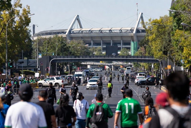 Inauguración del Mundial 2026 en México podría enfrentar afectaciones por protestas en las inmediaciones del Estadio Ciudad de México, ante Azteca.