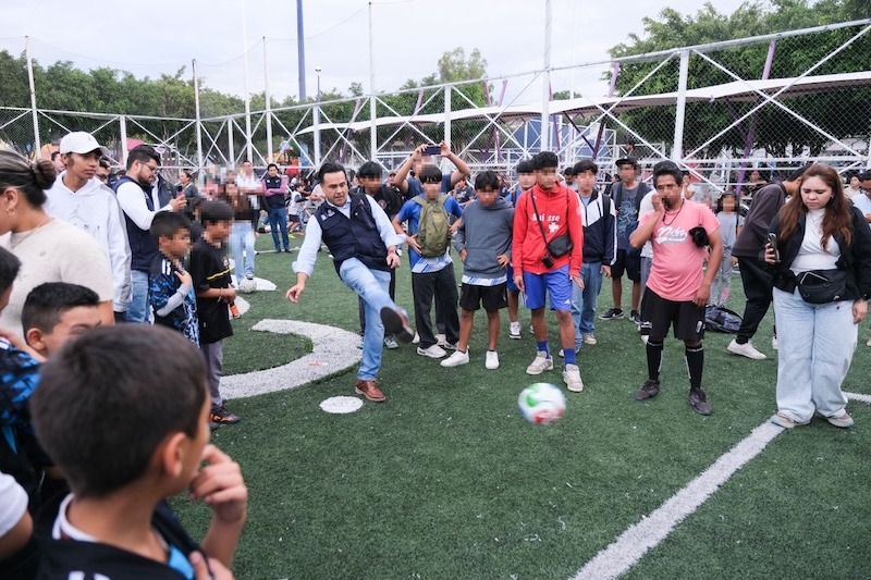 Luis Nava inaugura torneo “Todos al Mundial Contigo” para fortalecer la convivencia social en Querétaro