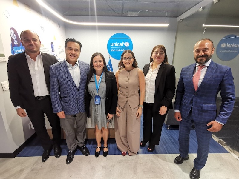 Luis Nava presenta ante UNICEF el programa “Contigo y tu Bebé”