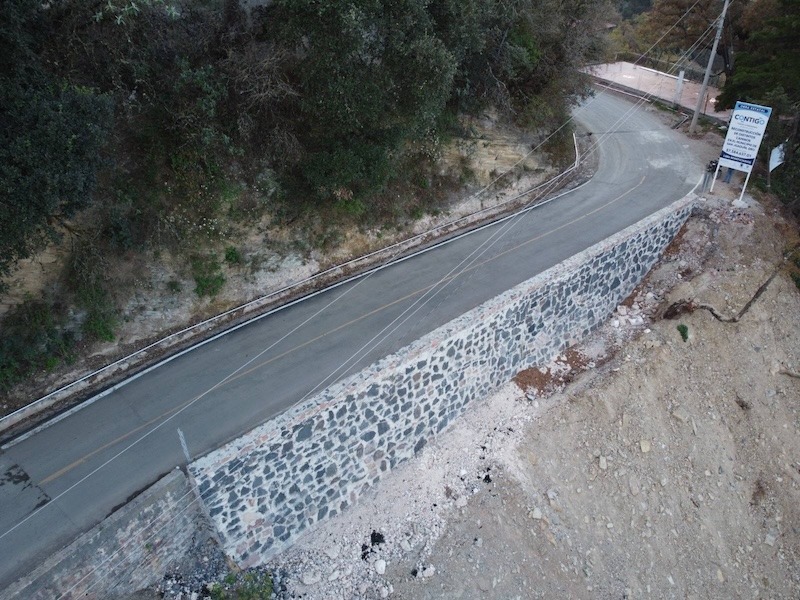 San Joaquín avanza en rehabilitación de caminos y muros de contención tras afectaciones por lluvias