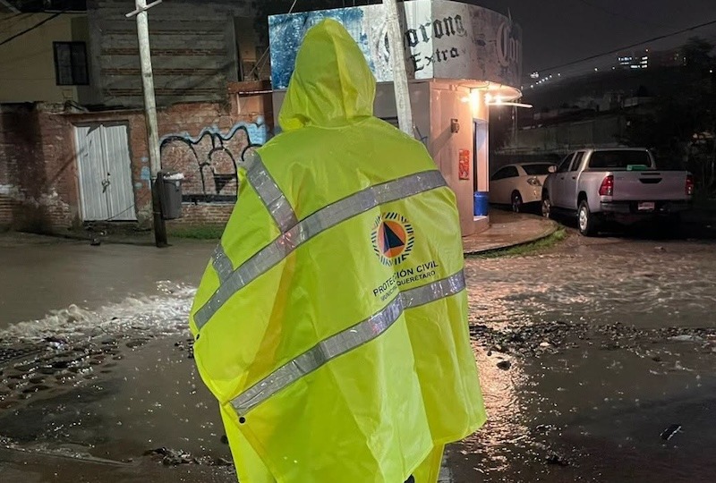 Supervisa Felifer Macías atención por lluvias en Querétaro; no se reportan afectaciones mayores