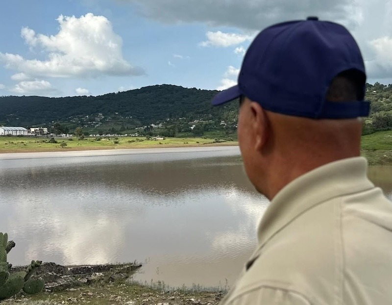 Supervisan niveles de presas y cuerpos de agua en Amealco por temporada de lluvias