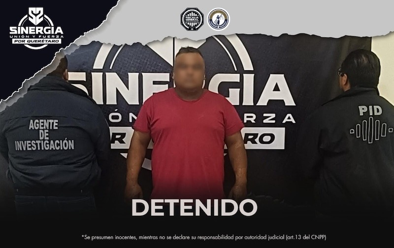 Detienen en Querétaro a presunto homicida buscado por Guanajuato desde 2018