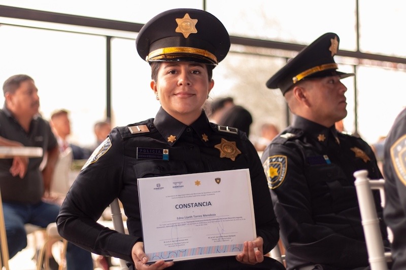 Egresan 97 nuevos policías y agentes de seguridad de la SSPMQ en lo que va de 2026