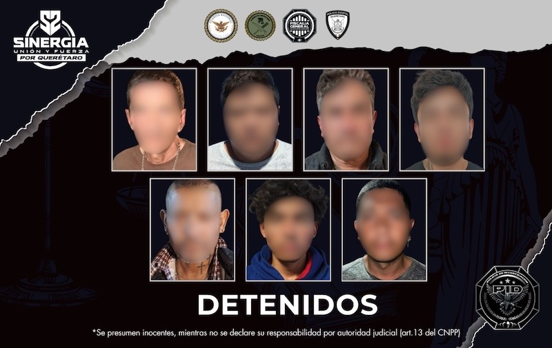 Ejecutan 10 cateos simultáneos en San Juan del Río; hay siete detenidos