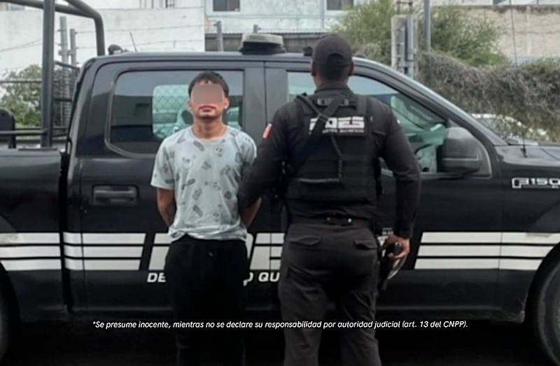 POES rastrea a sujeto que presuntamente vendía un arma en redes sociales; es asegurado en Santa Rosa Jáuregui