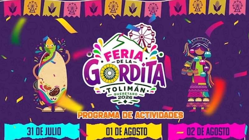 Tolimán tiene un programa con más de 50 actividades en la Feria de la Gordita 2026