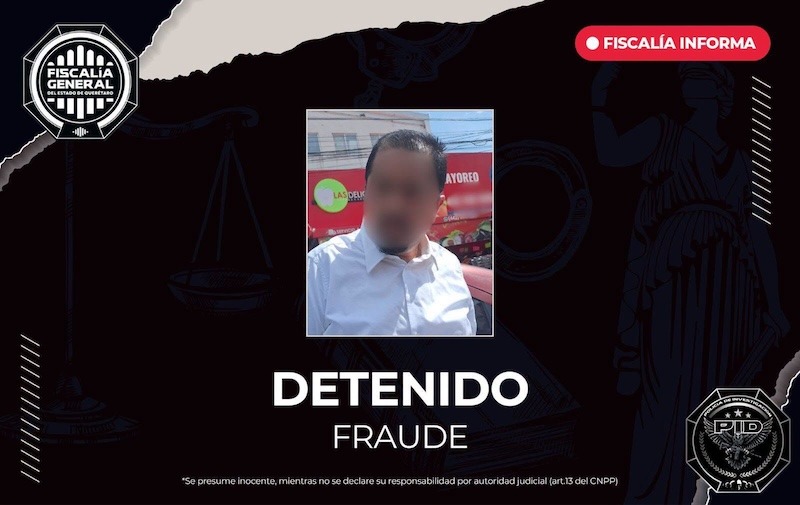 Arrestan a “El Notario” por presunto fraude en trámite de escrituración en El Marqués