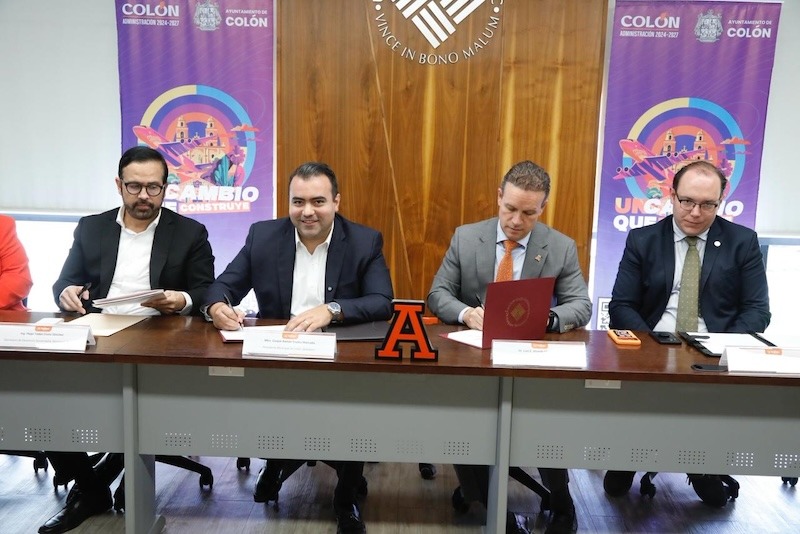 Colón firma convenio con la Universidad Anáhuac para impulsar capacitación y desarrollo profesional