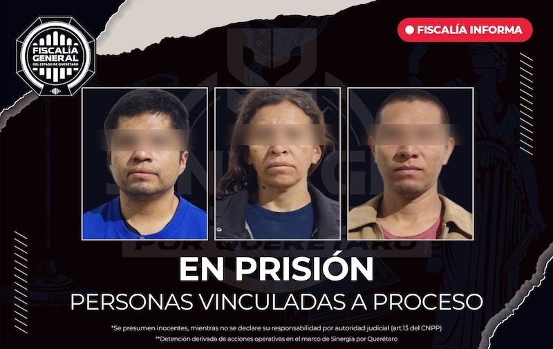 Con machetes y un bate agreden a víctimas en Querétaro; tres personas quedan en prisión