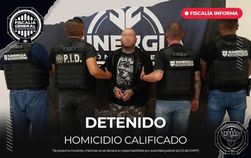 Detienen a “El Toto”, presunto generador de violencia, por homicidio en Santa Bárbara, Corregidora