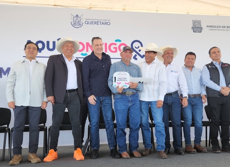 Participa Óscar Pérez participa en arranque regional de Apoyo al Campo Queretano