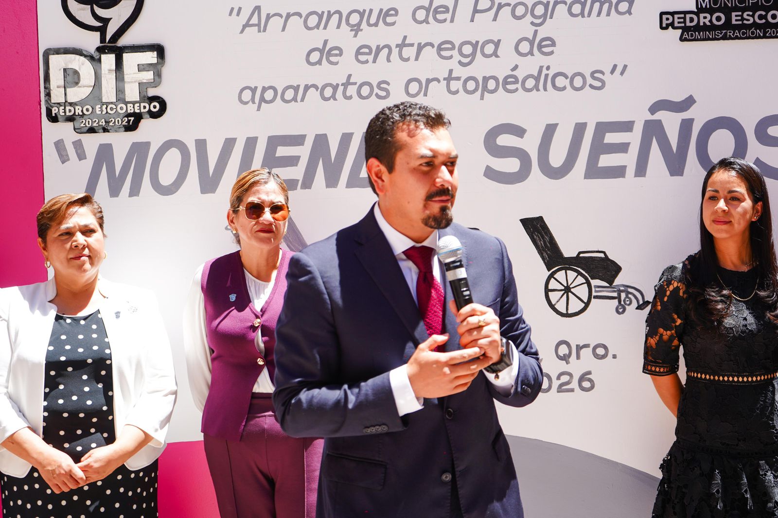 Pedro Escobedo pone en marcha “Moviendo Sueños”; entregará más de 100 aparatos ortopédicos