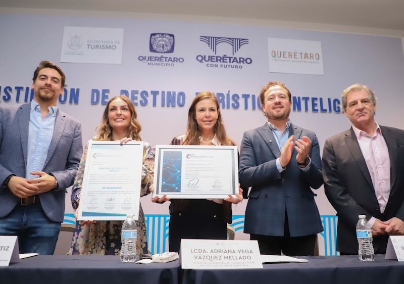 Querétaro obtiene Distinción como Destino Turístico Inteligente