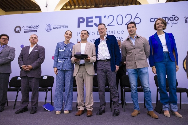 Querétaro reconoce el talento de 11 ganadores con el Premio Estatal de la Juventud 2026