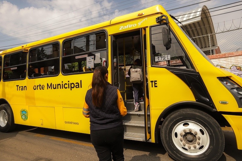 Transporte Comunitario Gratuito refuerza atención y seguridad para mujeres en Querétaro