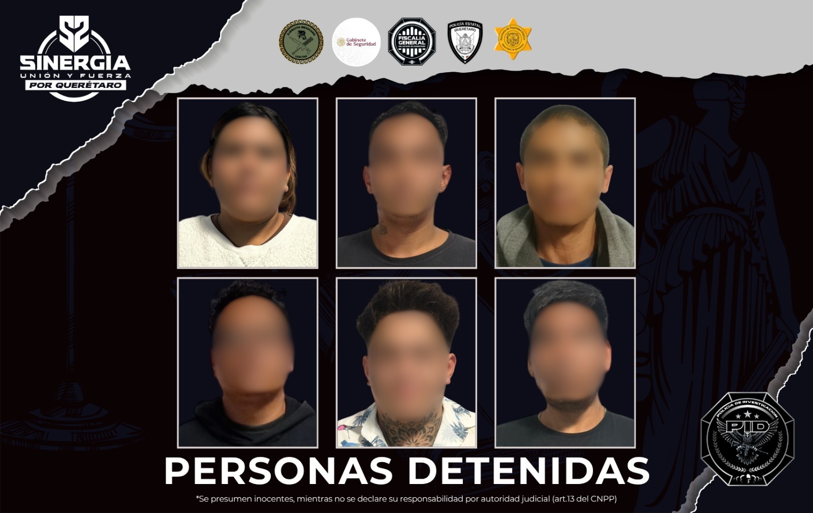 Detienen a seis personas durante cateo en centro de rehabilitación de Loma Bonita, en la Capital queretana
