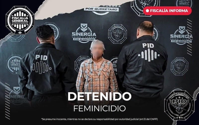 Detienen en El Marqués a Victoriano “N”, investigado por feminicidio en Landa de Matamoros