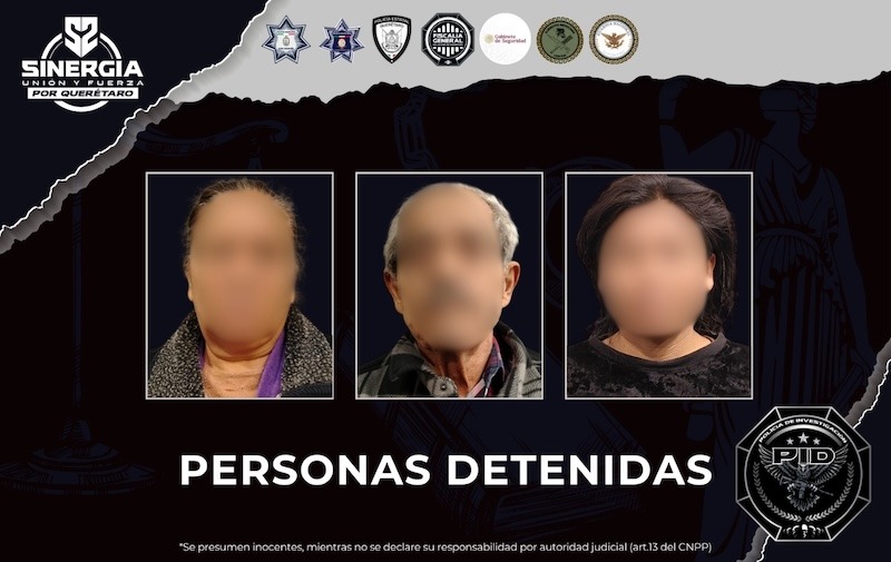 Golpe al narcomenudeo en Ezequiel Montes y San Joaquín; tres detenidos y cerca de 700 dosis aseguradas