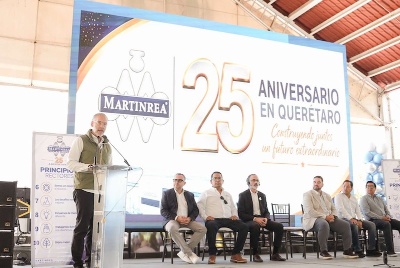 La firma Martinrea celebra 25 años como compañía y suma 15 años de operaciones en Querétaro