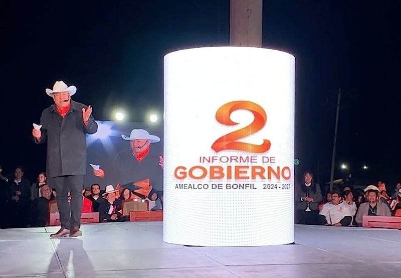 Óscar Pérez apuesta por cercanía, obra y política social en su Segundo Informe de Gobierno