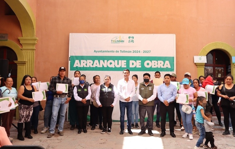 Alejo Sánchez encabeza arranque de obras de techos firmes y cuartos dormitorio