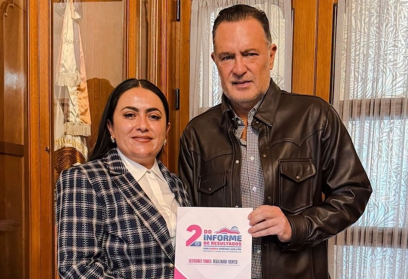 Ana Karen Jiménez se reúne con Mauricio Kuri para gestionar más apoyos para Peñamiller