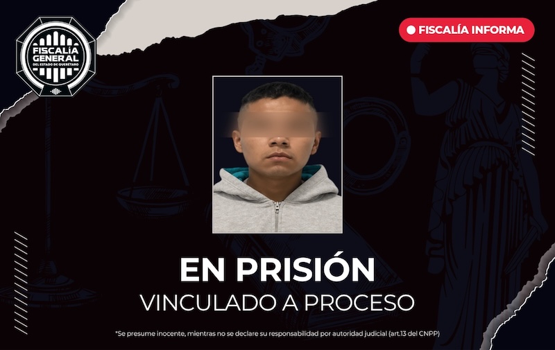 Cae Isaac Samuel “N” por presunto robo a comercio en Tequisquiapan; queda en prisión preventiva