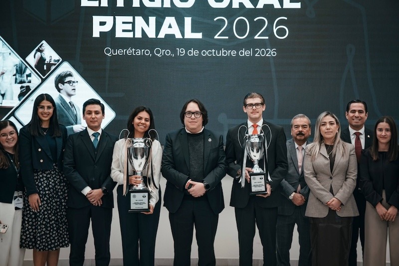 Fiscalía de Querétaro impulsa talento de futuros litigantes con competencia de Litigio Oral Penal