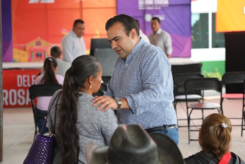 Gaspar Trueba anuncia más de 19 mdp en obras para Santa Rosa Finca y Ajuchitlán