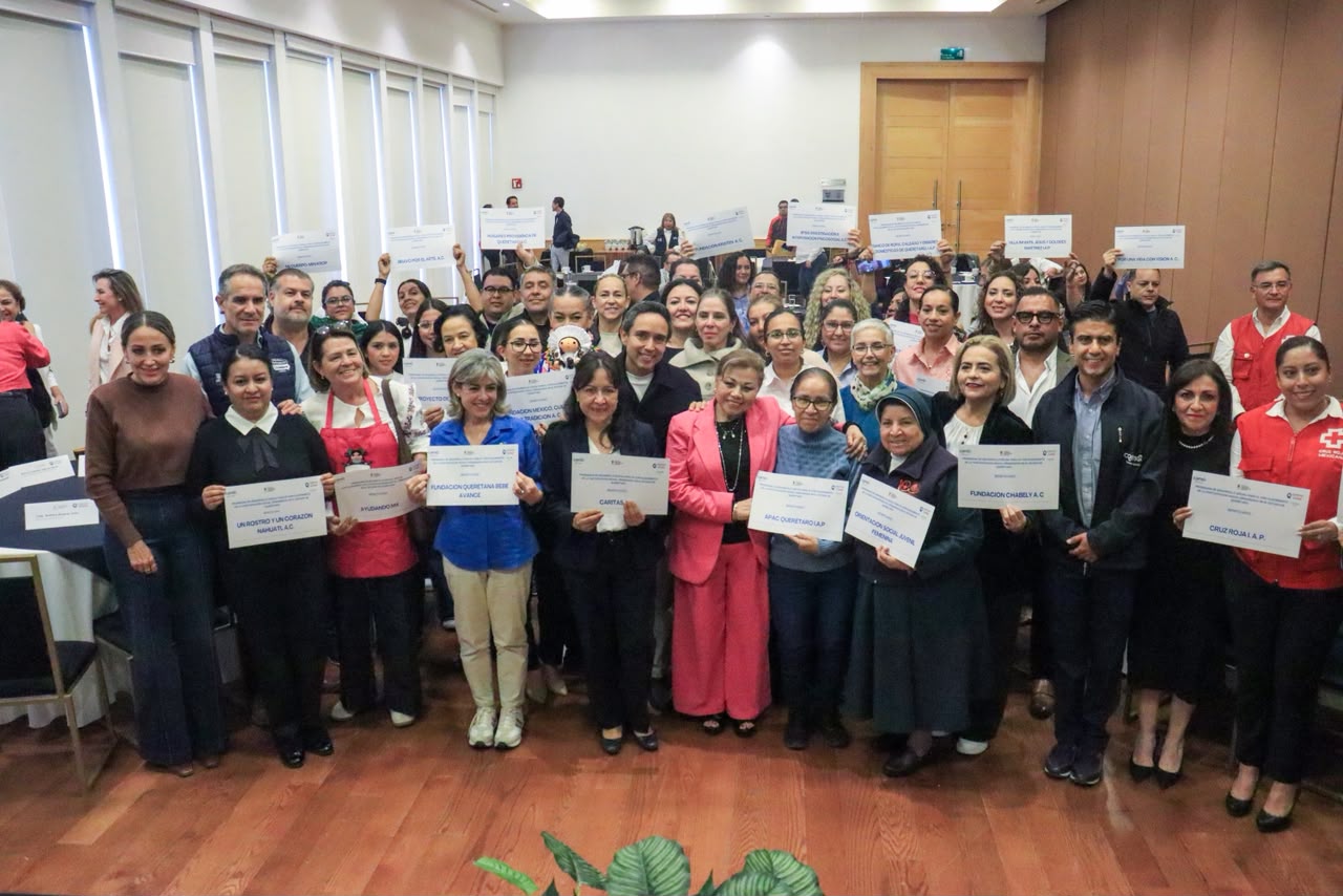 Gobierno de Querétaro respalda 43 proyectos de la sociedad civil con inversión de 8 mdp